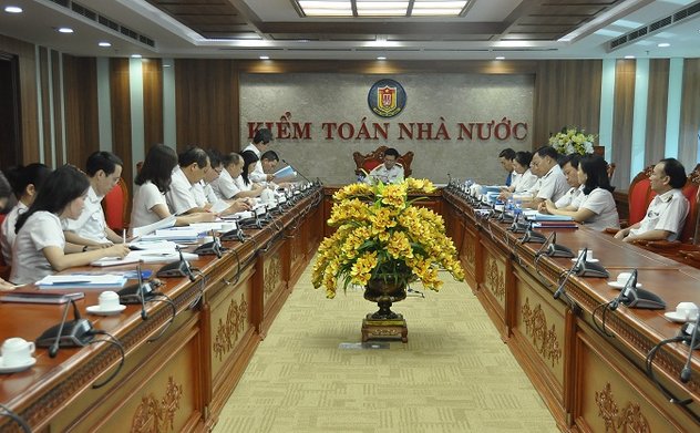 Tiểu ban Tài chính - Hậu cần báo cáo Tổng Kiểm toán nhà nước về công tác chuẩn bị Đại hội ASOSAI 14