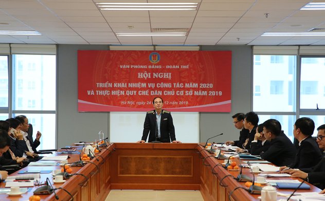 Văn phòng Đảng - Đoàn thể hoàn thành toàn diện nhiệm vụ công tác năm 2019