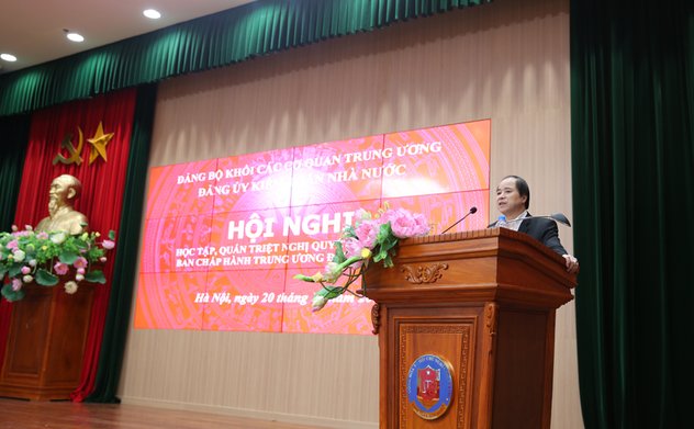 Đảng ủy bộ phận KTNN chuyên ngành Ib, VI, VII học tập, quán triệt nội dung Nghị quyết Trung ương 11 khóa XII của Đảng