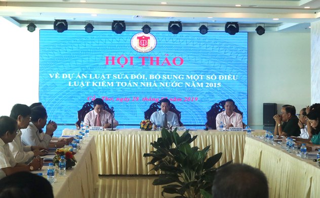 KTNN tổ chức Hội thảo “Dự án Luật sửa đổi, bổ sung một số điều của Luật KTNN năm 2015” tại Cần Thơ