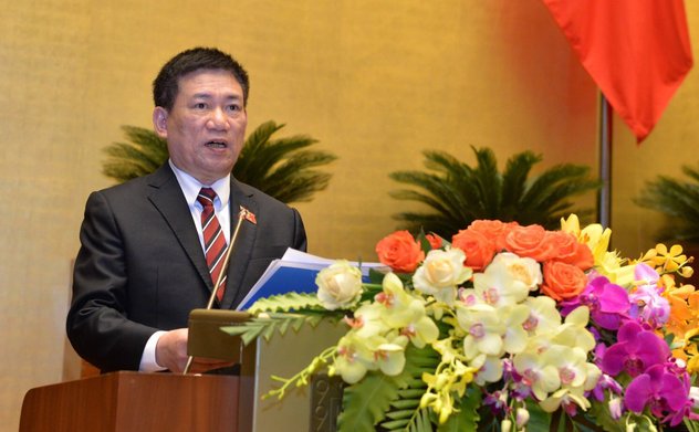 Tổng Kiểm toán nhà nước Hồ Đức Phớc báo cáo kiểm toán quyết toán NSNN năm 2017 trước Quốc hội