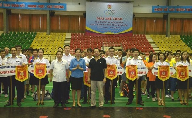 Hội thi thể thao chào mừng kỷ niệm 25 năm Ngày thành lập Kiểm toán nhà nước thành công tốt đẹp