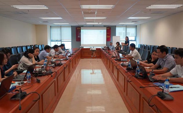 Trung tâm Tin học tổ chức lớp hướng dẫn sử dụng phần mềm cơ sở dữ liệu đầu mối kiểm toán