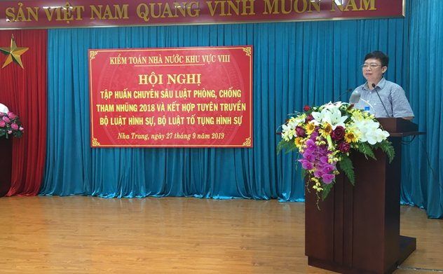 Kiểm toán nhà nước khu vực VIII tập huấn Luật Phòng, chống tham nhũng 2018  