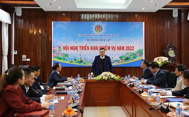 Hội đồng Biên tập Tạp chí nghiên cứu Khoa học Kiểm toán triển khai nhiệm vụ công tác năm 2022