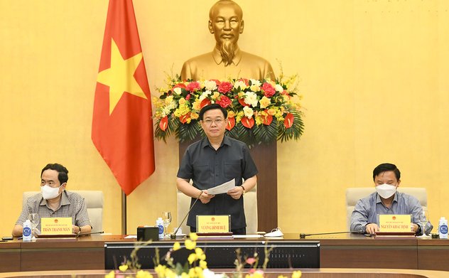 Ủy ban Thường vụ Quốc hội cho ý kiến về dự thảo Nghị quyết của Chính phủ về việc thực hiện các giải pháp cấp bách phòng, chống dịch Covid-19