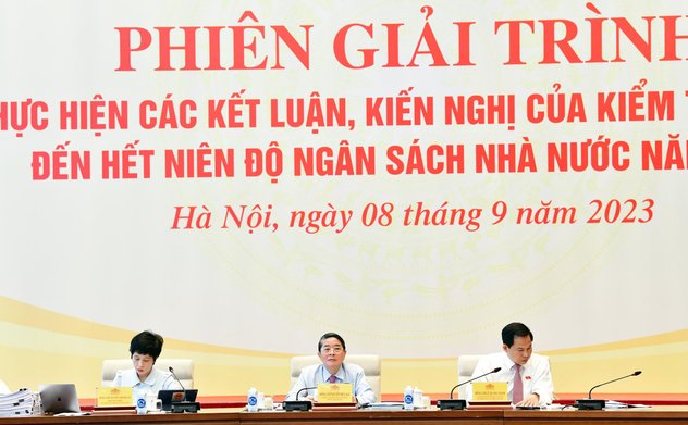 Kiểm toán nhà nước tham gia Phiên giải trình việc thực hiện kết luận, kiến nghị kiểm toán