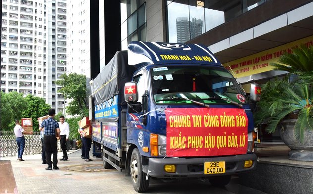 Kiểm toán nhà nước đồng hành, sẻ chia với đồng bào bị ảnh hưởng bão số 3