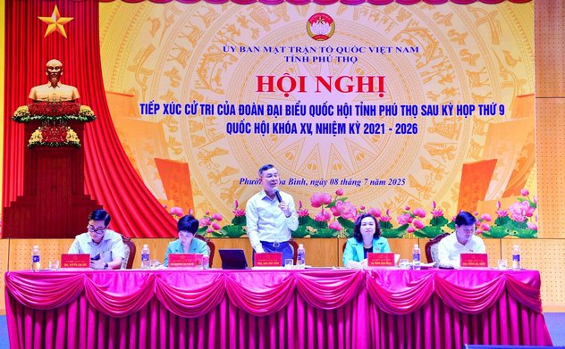 Tổng Kiểm toán nhà nước tiếp xúc cử tri tại tỉnh Phú Thọ
