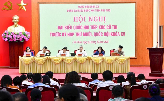 Đoàn Đại biểu Quốc hội tỉnh Phú Thọ đã tiếp xúc cử tri tại xã Lâm Thao