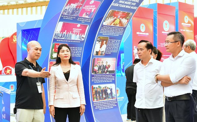 Đẩy nhanh tiến độ, hoàn thiện không gian trưng bày của KTNN tại Triển lãm thành tựu Đất nước