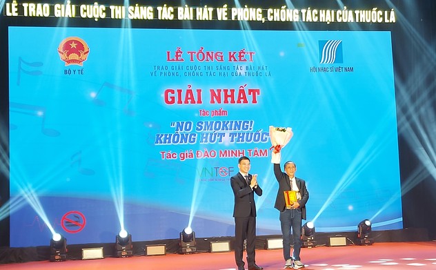 Trao giải Cuộc thi sáng tác bài hát về phòng, chống tác hại của thuốc lá