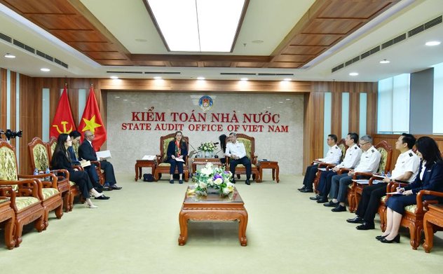 Lãnh đạo Kiểm toán nhà nước tiếp xã giao Hiệp hội Kế toán công chứng Anh quốc