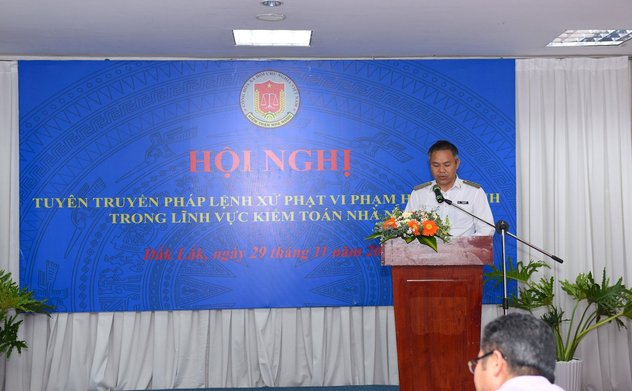 Tuyên truyền Pháp lệnh Xử phạt vi phạm hành chính trong lĩnh vực kiểm toán nhà nước cho các đơn vị được kiểm toán