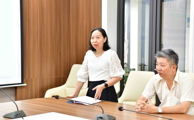 Báo Kiểm toán tổ chức đào tạo, nâng cao kỹ năng MC - dẫn tọa đàm truyền hình