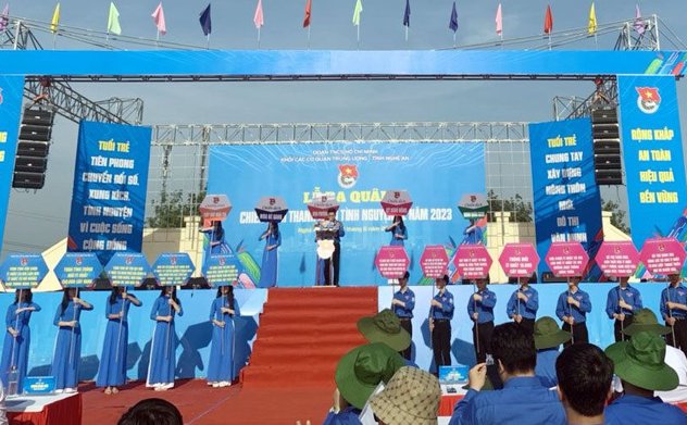 Lễ ra quân Chiến dịch Thanh niên tình nguyện hè năm 2023