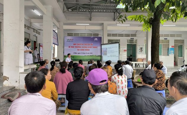 Cần Thơ: Truyền thông trực tiếp về tác hại của thuốc lá tại trường học và cộng đồng