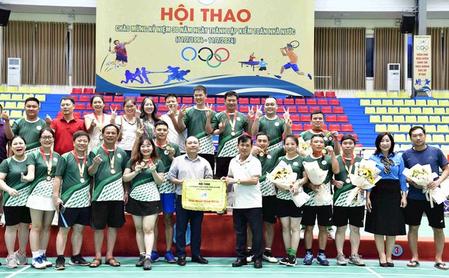 Hội thao chào mừng kỷ niệm 30 năm thành lập Kiểm toán nhà nước thành công tốt đẹp