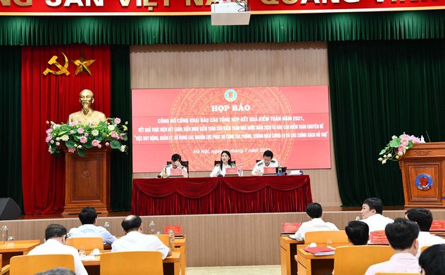 Kiểm toán nhà nước họp báo công khai kết quả kiểm toán năm 2023