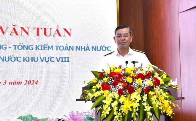 Tổng Kiểm toán nhà nước Ngô Văn Tuấn làm việc với Kiểm toán nhà nước khu vực VIII