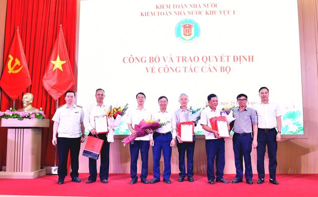 KTNN khu vực I công bố Quyết định của Tổng Kiểm toán nhà nước về công tác cán bộ