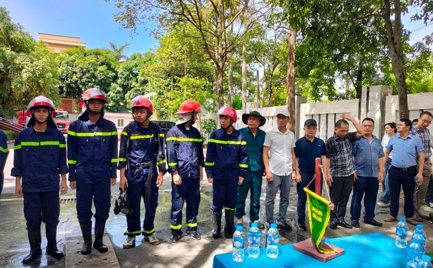 Kiểm toán nhà nước khu vực II: Diễn tập phương án chữa cháy và cứu nạn, cứu hộ