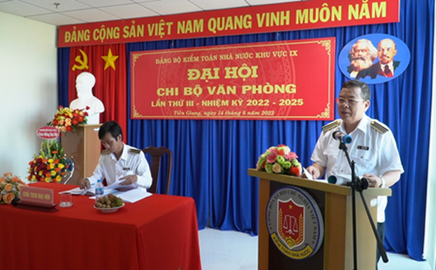Đảng bộ Kiểm toán nhà nước khu vực IX tổ chức đại hội các chi bộ trực thuộc