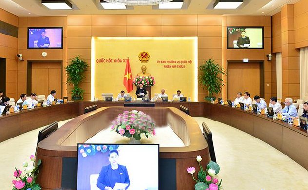 Khai mạc Phiên họp thứ 27 của Ủy ban Thường vụ Quốc hội