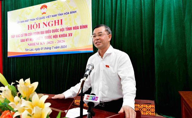 Tổng Kiểm toán nhà nước Ngô Văn Tuấn tiếp xúc cử tri sau Kỳ họp thứ 7, Quốc hội khóa XV