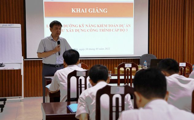 Khai giảng Lớp bồi dưỡng “Kỹ năng kiểm toán dự án đầu tư xây dựng công trình” cấp độ 3