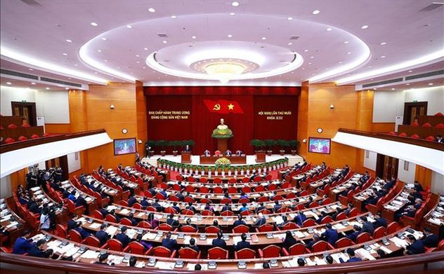 Ngày làm việc thứ hai của Hội nghị Trung ương 10 khoá XIII