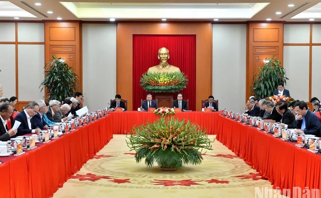 Tổng Bí thư Tô Lâm chủ trì hội nghị góp ý các dự thảo văn kiện Đại hội XIV của Đảng
