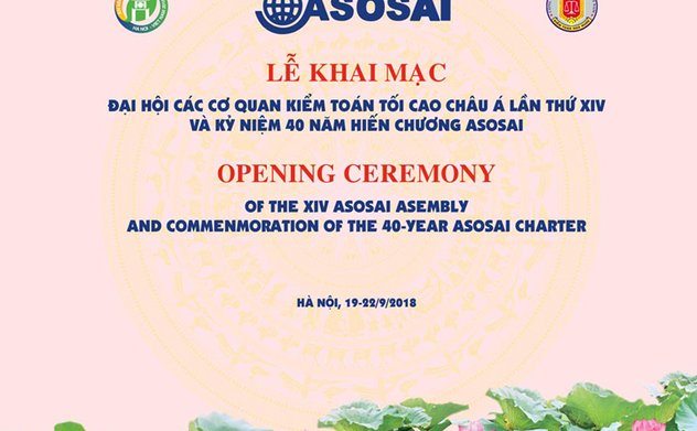Một số hình ảnh về Bộ nhận diện Đại hội ASOSAI 14  