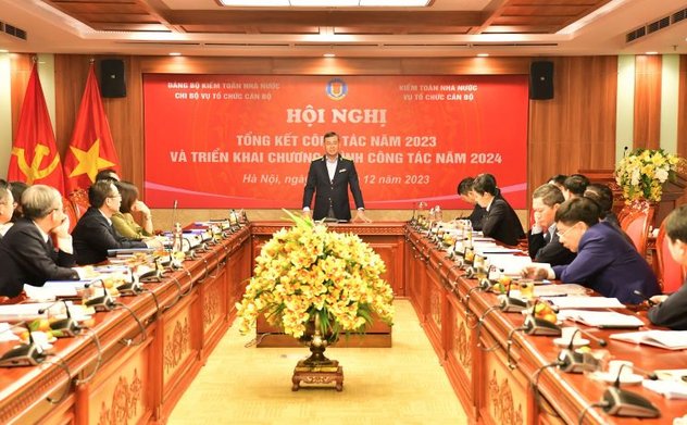 Vụ Tổ chức cán bộ tổ chức Hội nghị Tổng kết công tác năm 2023 và triển khai chương trình công tác năm 2024