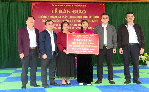 KTNN chuyên  ngành Ia với “Giếng nước yêu thương cho học sinh vùng khó khăn - tỉnh Điện Biên”