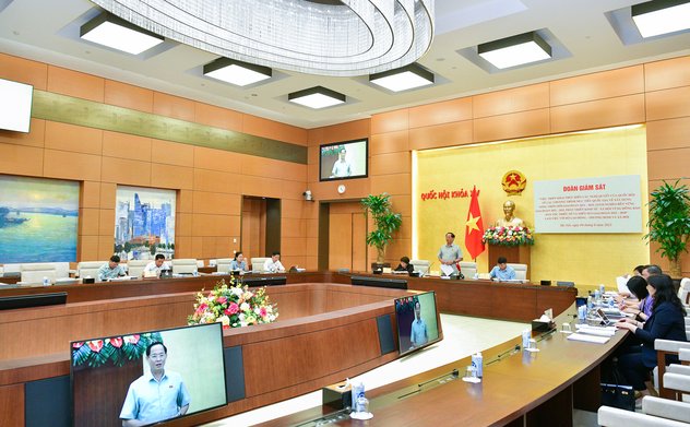 Phó Chủ tịch Quốc hội Trần Quang Phương chủ trì buổi làm việc giữa Đoàn giám sát của Quốc hội với Bộ Lao động, Thương binh và Xã hội về việc triển khai thực hiện các Chương trình mục tiêu quốc gia