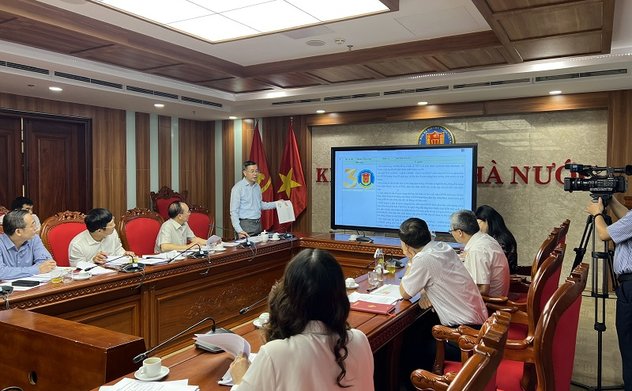 Họp Hội đồng tuyển chọn Logo và Chủ đề Kỷ niệm 30 năm thành lập Kiểm toán nhà nước