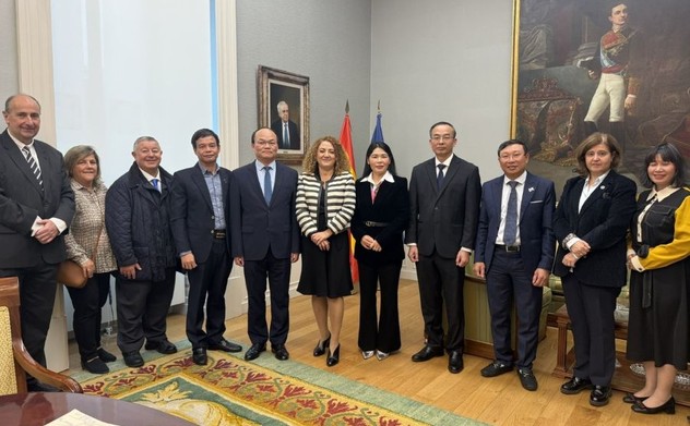 Lãnh đạo Kiểm toán nhà nước làm việc với Tòa Thẩm kế Tây Ban Nha