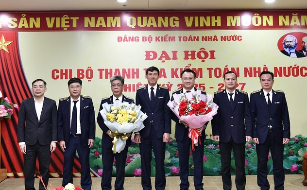 Chi bộ Thanh tra Kiểm toán nhà nước tổ chức thành công Đại hội nhiệm kỳ 2025-2027