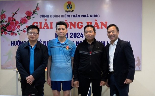 Khai mạc Giải bóng bàn năm 2024 hướng tới kỷ niệm 30 năm ngày thành lập Kiểm toán nhà nước