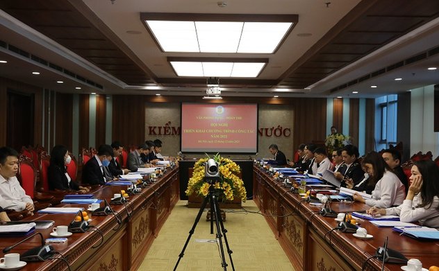 Văn phòng Đảng - Đoàn thể hoàn thành toàn diện nhiệm vụ công tác năm 2021