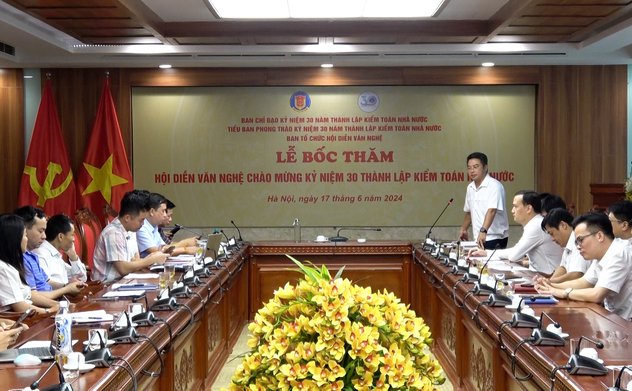 Kiểm toán Nhà nước tổ chức Lễ bốc thăm lịch biểu diễn văn nghệ kỷ niệm 30 năm thành lập