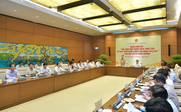 Thực hiện chính sách, pháp luật về phát triển năng lượng giai đoạn 2016-2021.