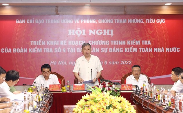 Đoàn kiểm tra của Ban Chỉ đạo Trung ương về phòng, chống tham nhũng, tiêu cực triển khai kế hoạch kiểm tra tại Ban Cán sự đảng Kiểm toán nhà nước