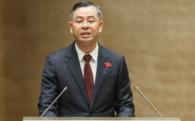 Tổng Kiểm toán nhà nước Ngô Văn Tuấn báo cáo Quốc hội về kết quả kiểm toán quyết toán ngân sách Nhà nước năm 2021