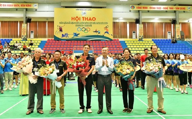 Kiểm toán nhà nước tổ chức Hội thao chào mừng kỷ niệm 30 năm thành lập Ngành