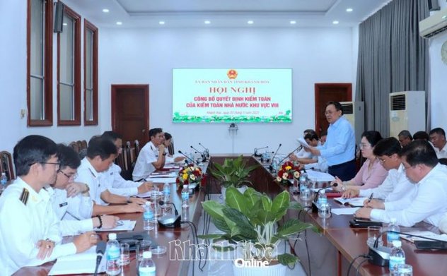 Công bố Quyết định kiểm toán ngân sách địa phương và báo cáo quyết toán ngân sách địa phương năm 2024 của tỉnh Khánh Hòa