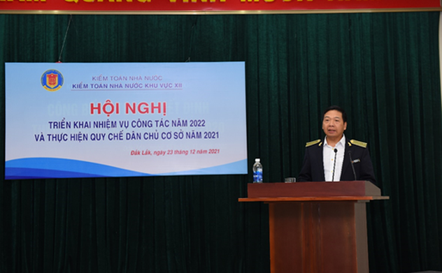 Kiểm toán nhà nước khu vực XII tổ chức Hội nghị triển khai nhiệm vụ công tác năm 2022